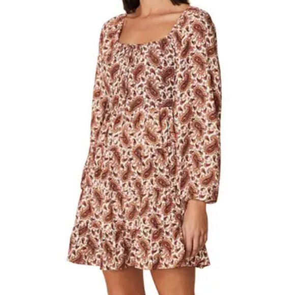 Naline Mini Dress FAITHFULL THE BRAND Revolve Paisley fall autumn dress - Picture 6 of 6